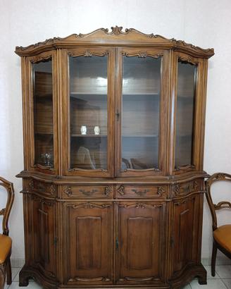 Libreria e credenza in llegno massello 