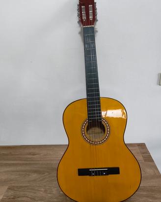 Chitarra, pianola, poggia piede e leggio.