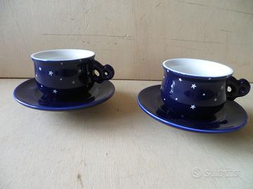 Tazzine da caffè a forma di baci perugina vintage