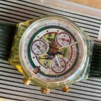 Orologio SWATCH CRONO SCK 405 La Majeste Velours