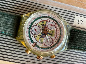 Orologio SWATCH CRONO SCK 405 La Majeste Velours