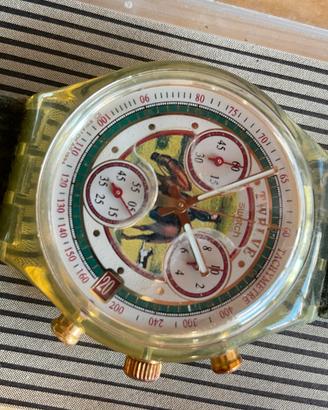 Orologio SWATCH CRONO SCK 405 La Majeste Velours