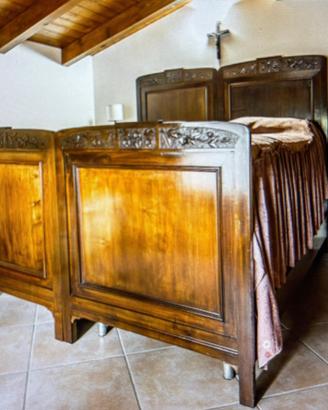 Letto matrimoniale completo stile 900