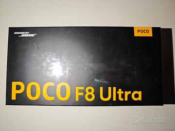 poco f8 ultra nuovo, blu denim, versione 16/512