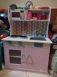 cucina giocattolo in legno 