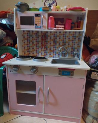 cucina giocattolo in legno 