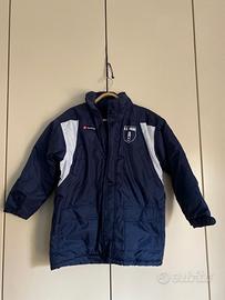 Giacca calcio blu taglia M 11-12 anni 140-152 cm