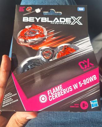 Flame Cerberus W 5-80 WB beyblade x hasbro nuovo
