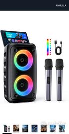 Karaoke, altoparlante Bluetooth portatile, 