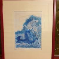 Litografia di Aligi Sassu. 