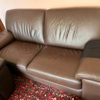 Divano in Pelle 3 Posti