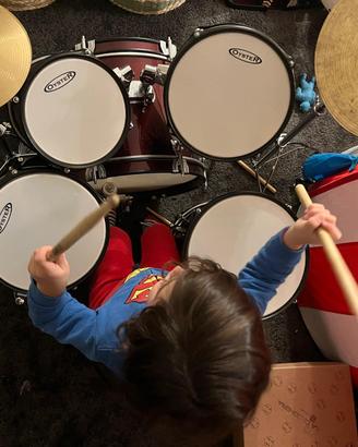 Batteria acustica da bambino