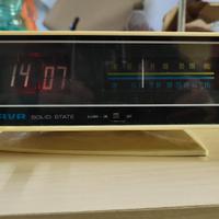 Minerva U90 radiosveglia vintage Space Age 