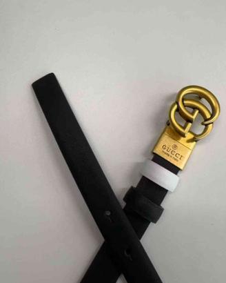 Cintura Gucci con fibbia dorata 80/20