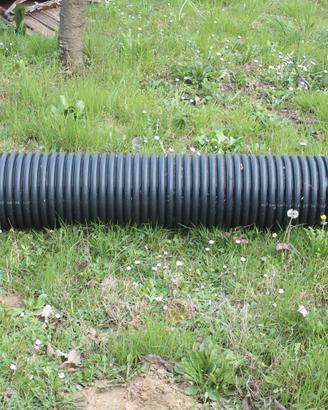 TUBO corrugato di DRENAGGIO 2,20 m diametro 25cm
