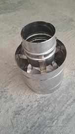 comignolo acciaio inox antivento