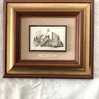 Quadretto vintage Cividale del Friuli,S.Pantaleone