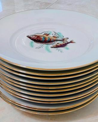 Servizio di piatti in porcellana Richard Ginori.