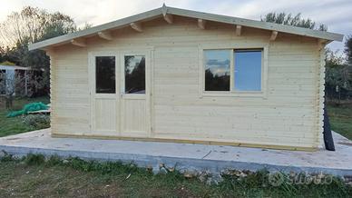 CASETTA DI LEGNO 36MQ OFFENBURG 9 - 595x595x268h