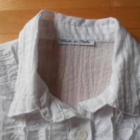 Camicia donna volant cotone tg. 46