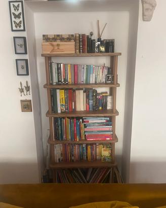 Libreria scaffale legno rovere
