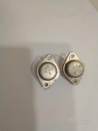 coppia transistor 2N3055 60v 15A originali Japan 