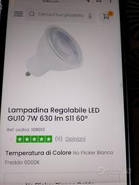 faretti led dimerabili 