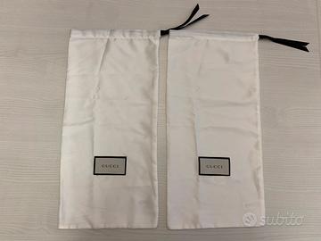 Coppia sacchetti GUCCI bianchi
