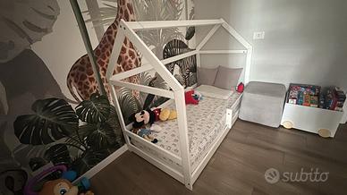 Letto montessori 160 x 80 con materasso farmarelax