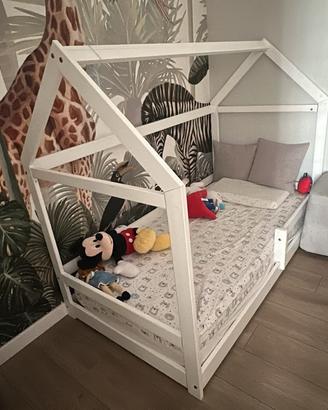 Letto montessori 160 x 80 con materasso farmarelax