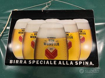 Insegna luminosa birra
