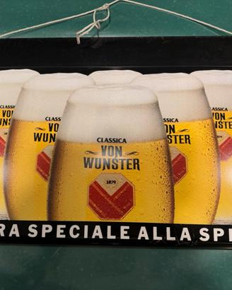 Insegna luminosa birra