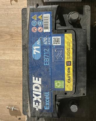 BATTERIA AUTO EXIDE EXCELL 71 Ah 670A