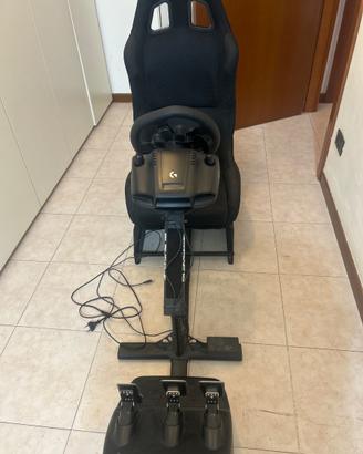 postazione con volante g923