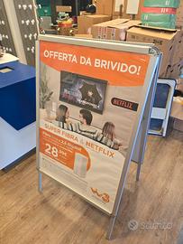 espositore bifacciale 70 x 100