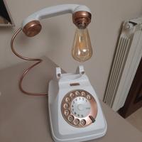 lampada telefono vintage 