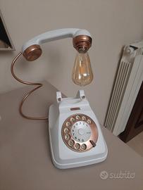 lampada telefono vintage 
