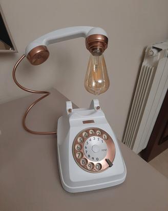 lampada telefono vintage 