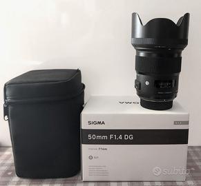Sigma 50 mm f 1.4 dg hsm per nikon