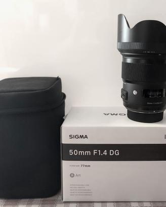 Sigma 50 mm f 1.4 dg hsm per nikon