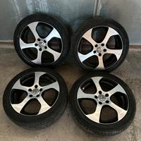 n.4 Cerchi VW Audi bicolore 17 5x112