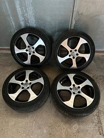 n.4 Cerchi VW Audi bicolore 17 5x112