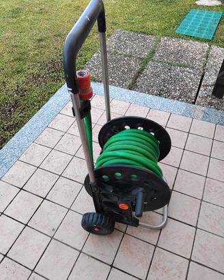 Carrello  avvolgitubo Cabler, completo di tubo. 