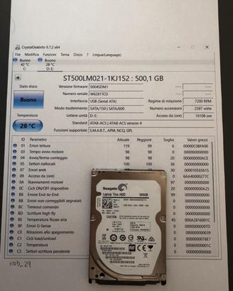 Hard Disk 500GB 2.5” Seagate ST500LM021