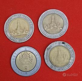 9 monete Thailandia/collezione 