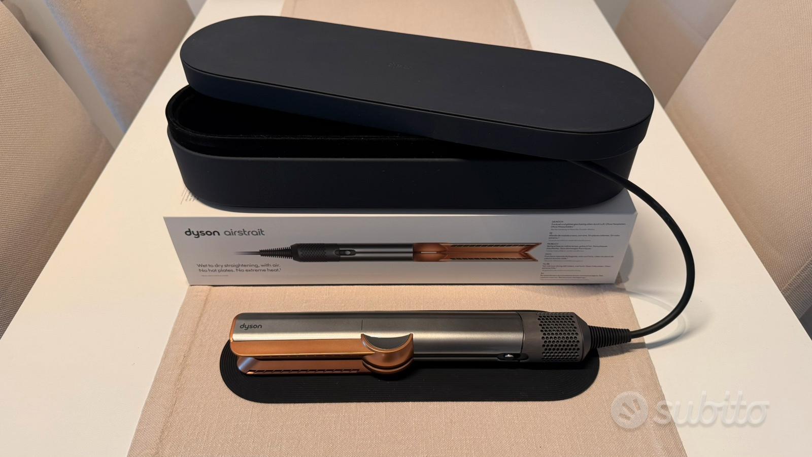 Dyson Airstrait Nichel Rame in garanzia + Box - Elettrodomestici In ...