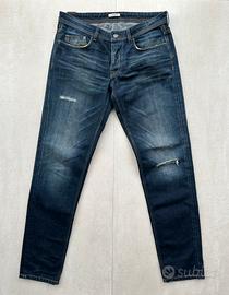 Jeans Iceberg Blu Strappati tg34
