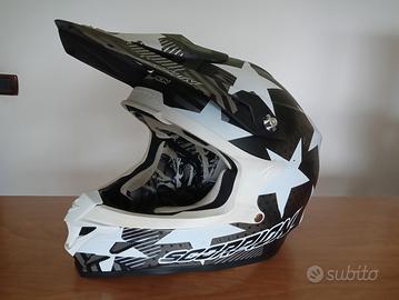 Casco cross Scorpion VX-15 EvoAir e maschera Scott