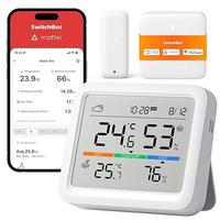SwitchBot Stazione Meteo WiFi, Monitor Temperatura