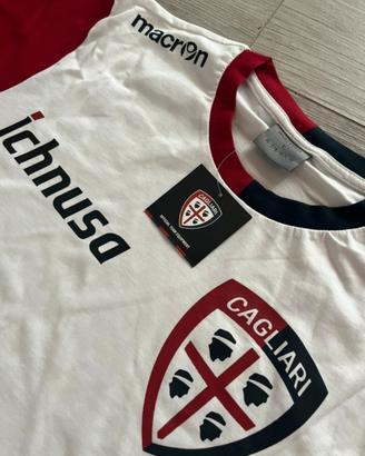 T-shirt ufficiale Cagliari Calcio Macron